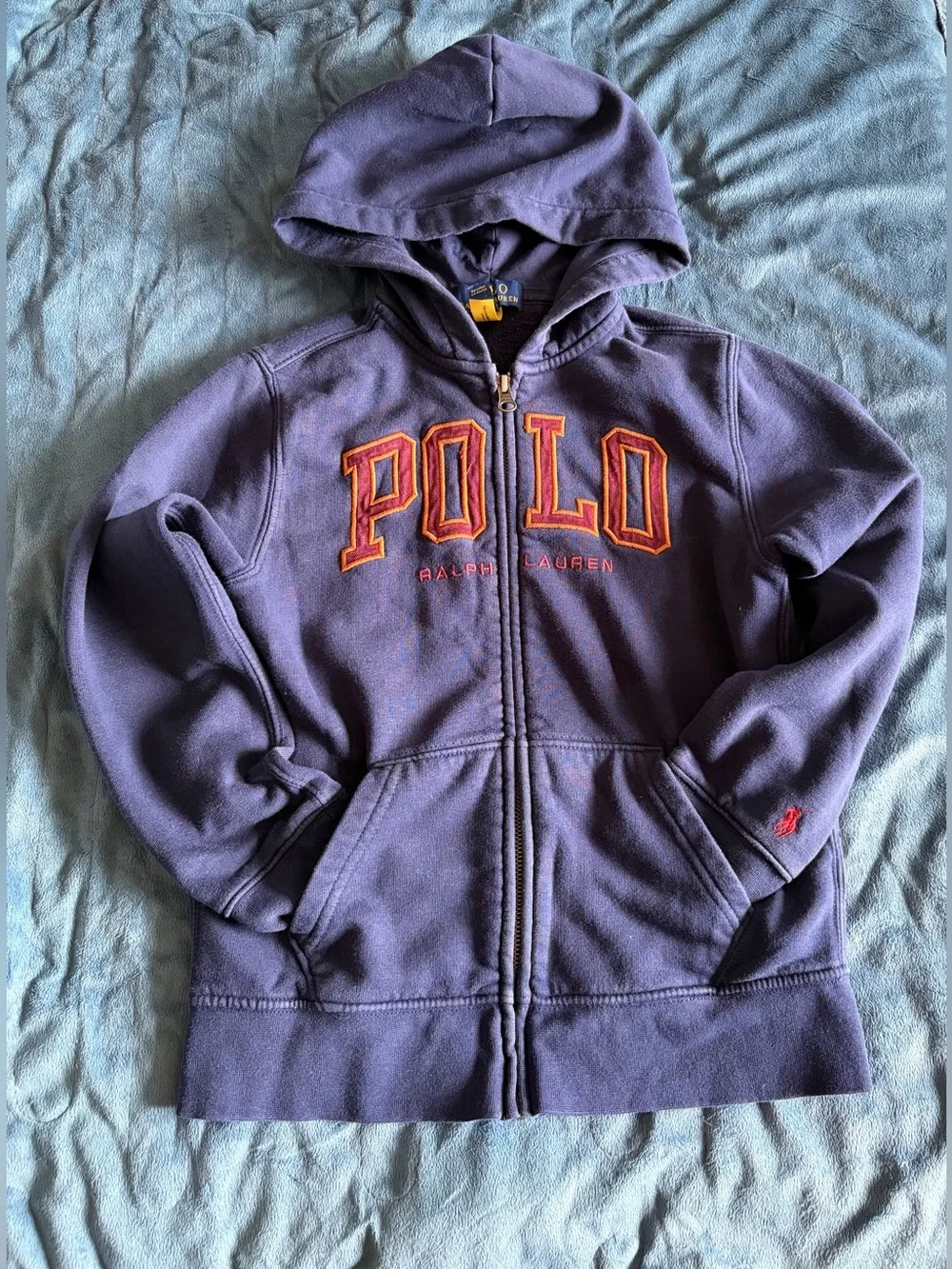 Polo by Ralph Lauren Kids Navy Zip-Up Hoodie set